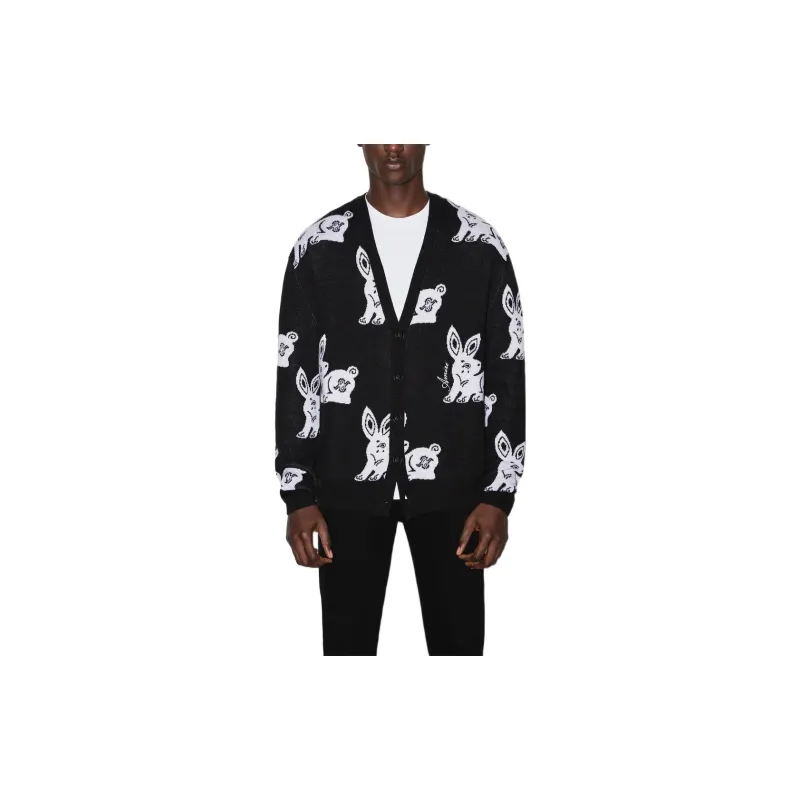 AMIRI Rabbit Repeat Cardigan-1
