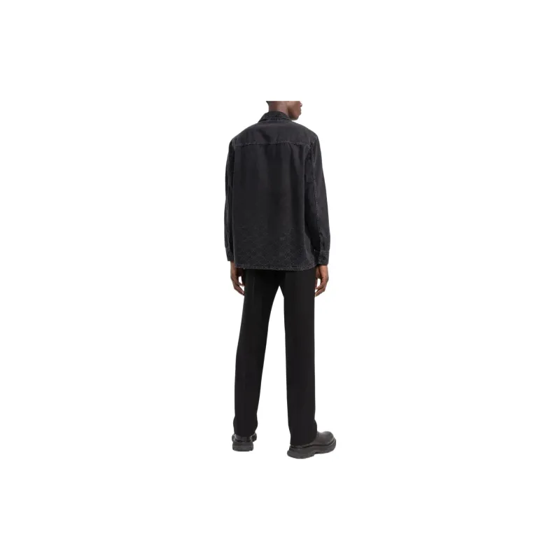 OFF WHITE Shirts Men Gray Black-2
