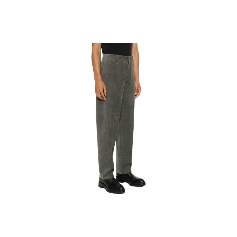 EMPORIO ARMANI SS24 Casual Pants Men's Feather Green-3