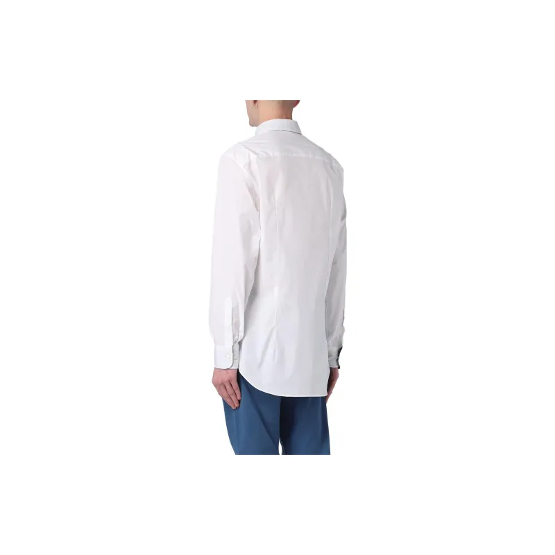 ETRO Logo Embroidered Collared Button Up Shirt-4