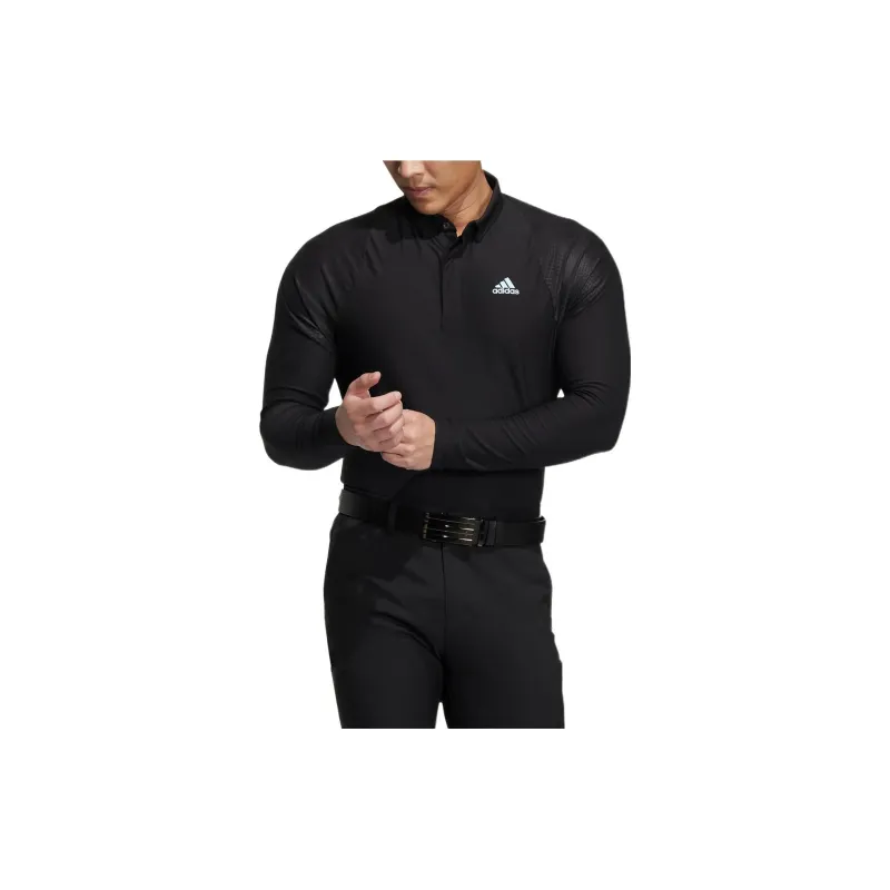 Adidas Polo Shirts Men Black-2