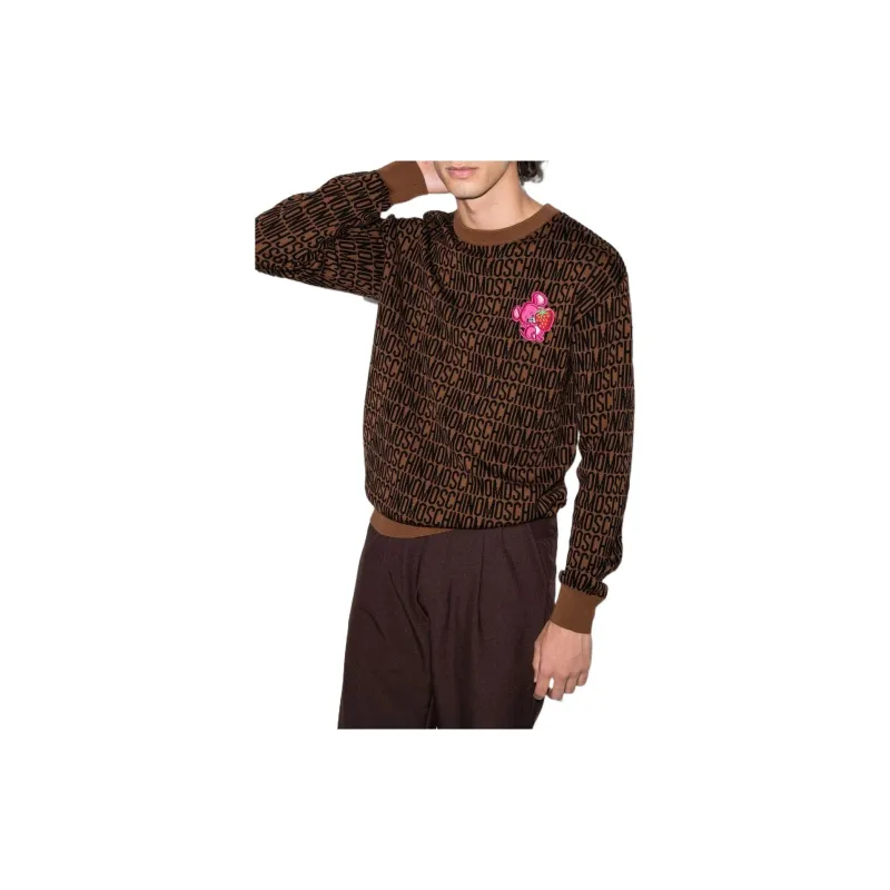 MOSCHINO Mouse patch Logo Jumper-1