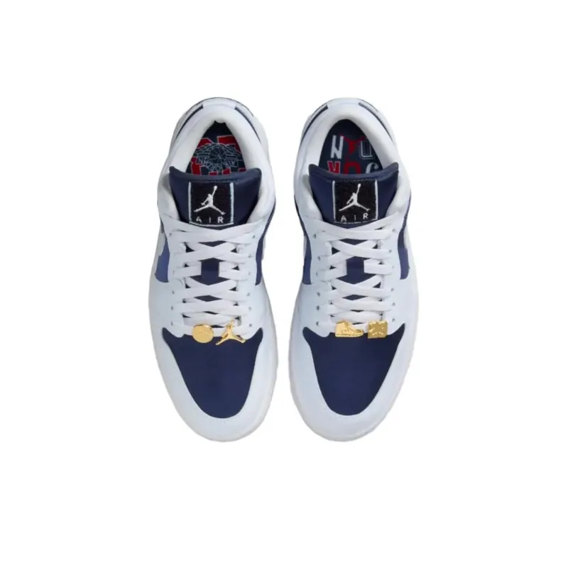 JORDAN 1 Low Se Football Grey White Gym Red Midnight Navy Women's-3