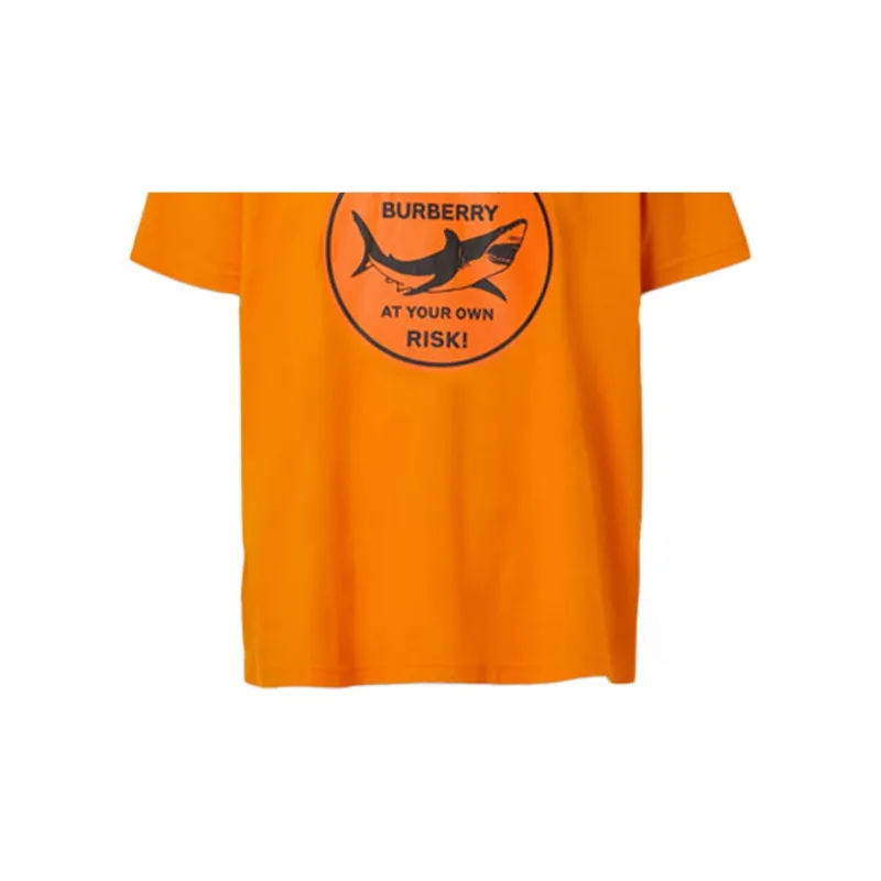 Burberry T-Shirts Men Deep Orange-5