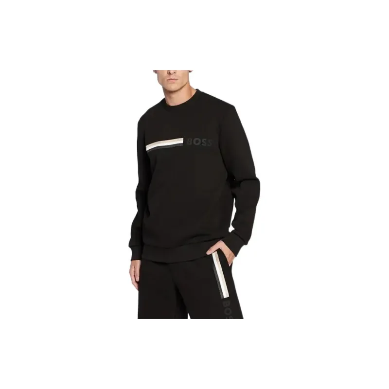 HUGO BOSS Sweatshirts Men Black-4