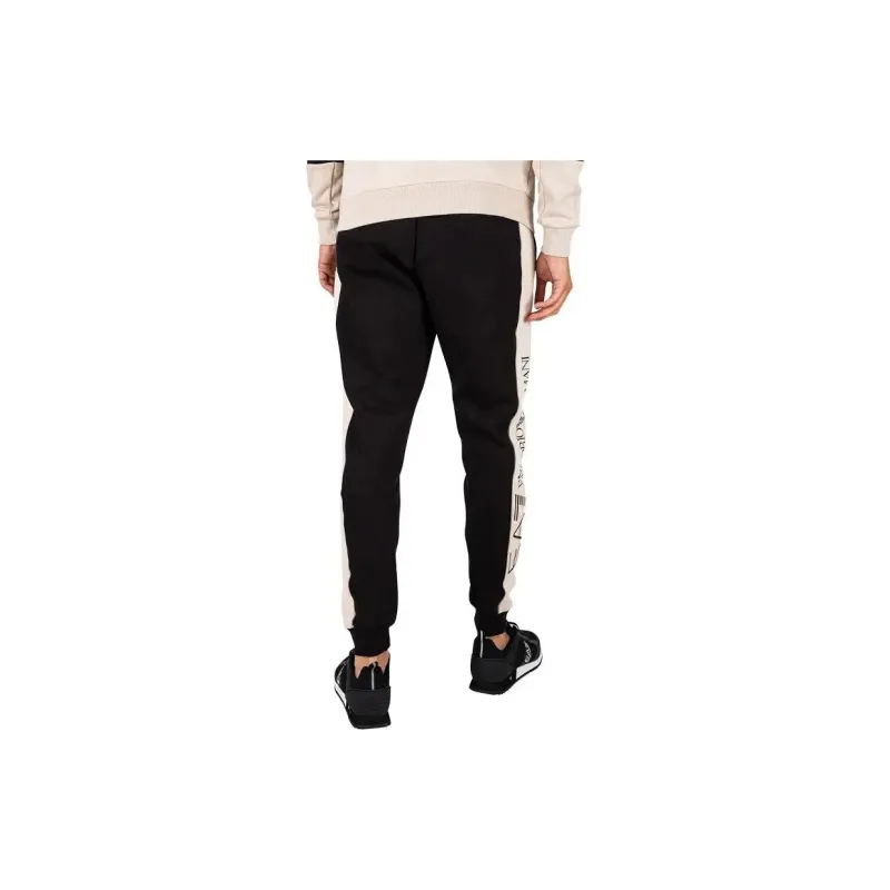 EMPORIO ARMANI EA7 Knitted Sports Pants Men's Black-4