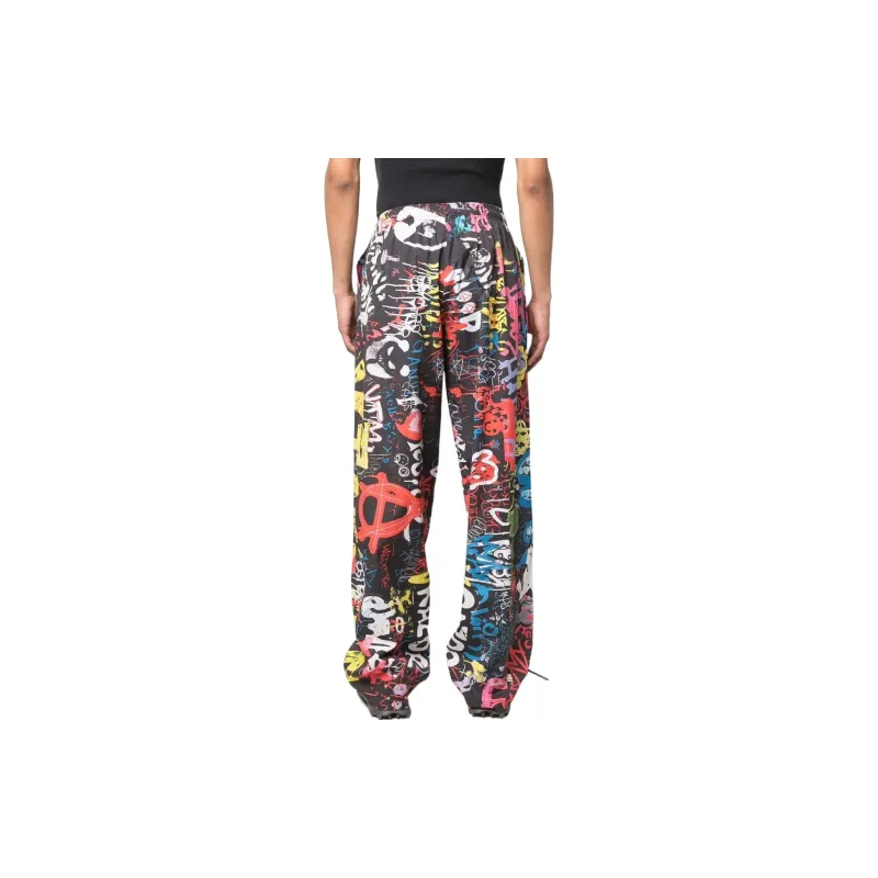 Vetements Graffiti Pyjama Pants-2