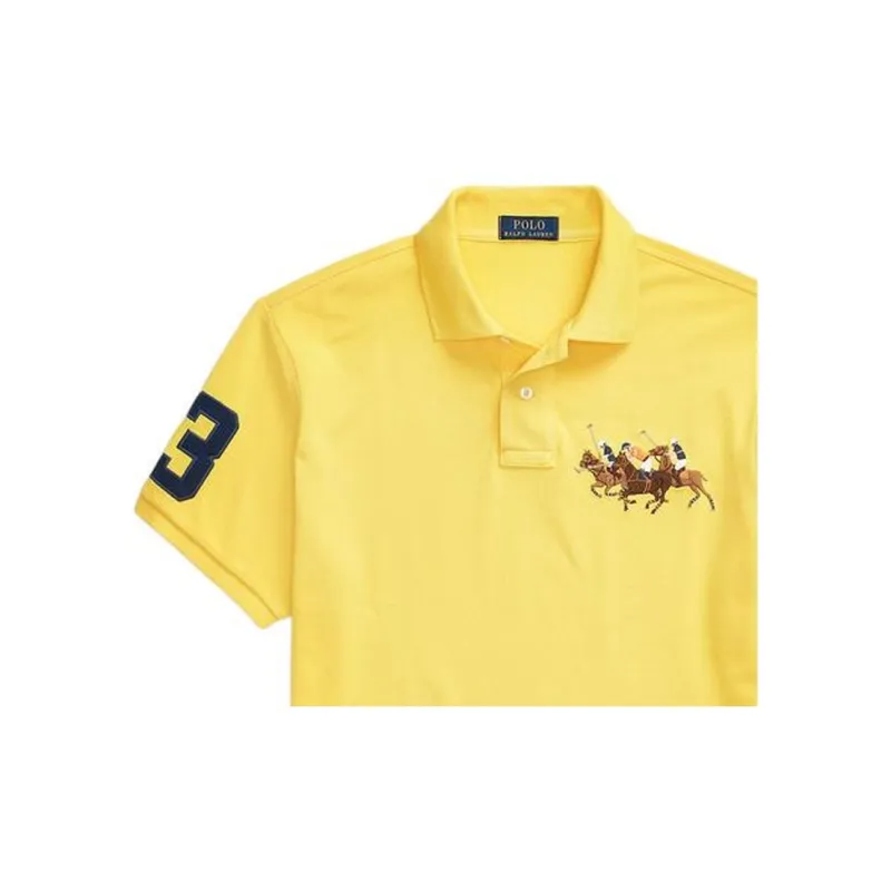 Polo Ralph Lauren SS22 Polo Shirt Men's Yellow-2