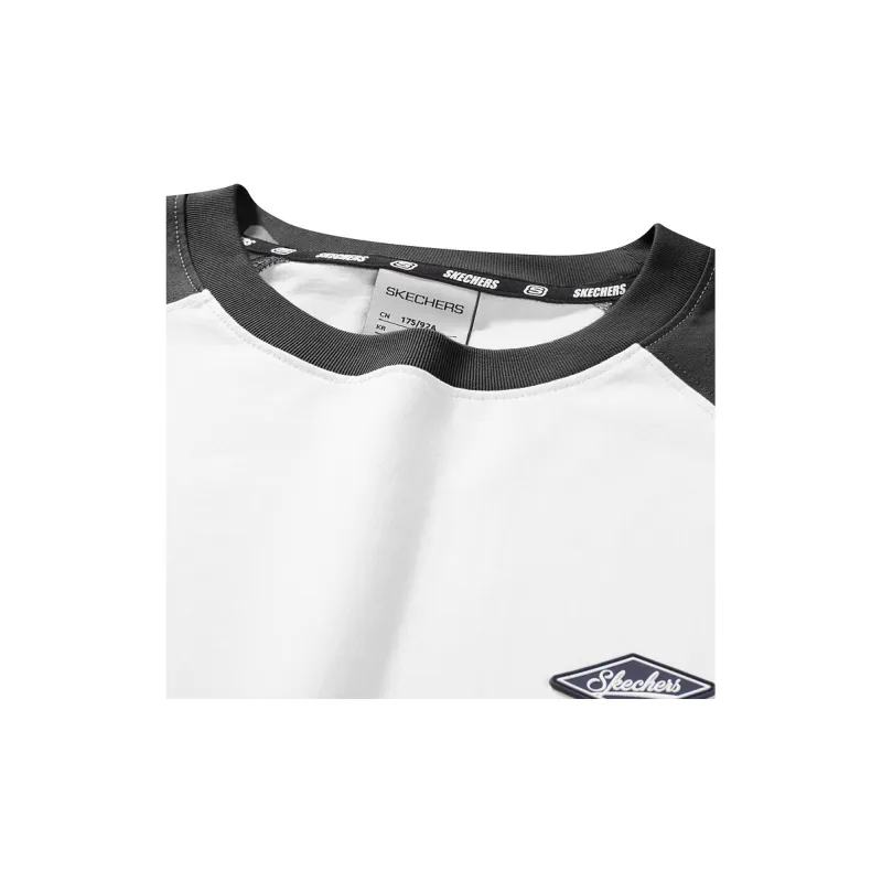 Skechers Colorful T Shirt Unisex Carbon Black-7