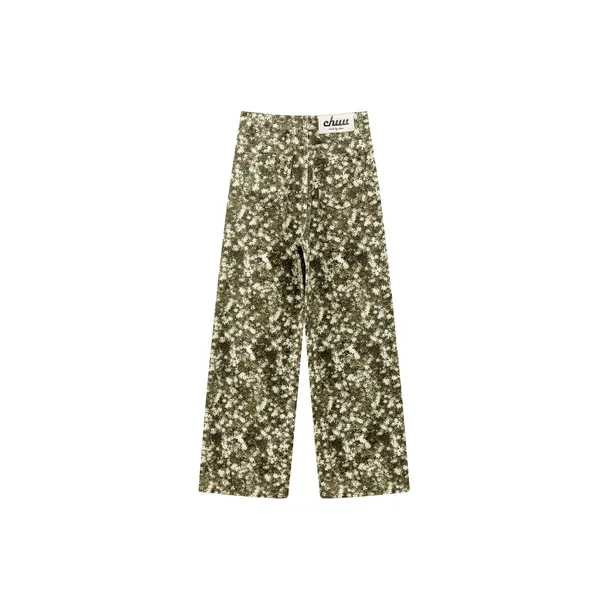 CHUU Casual Pants Women's Army Green-1