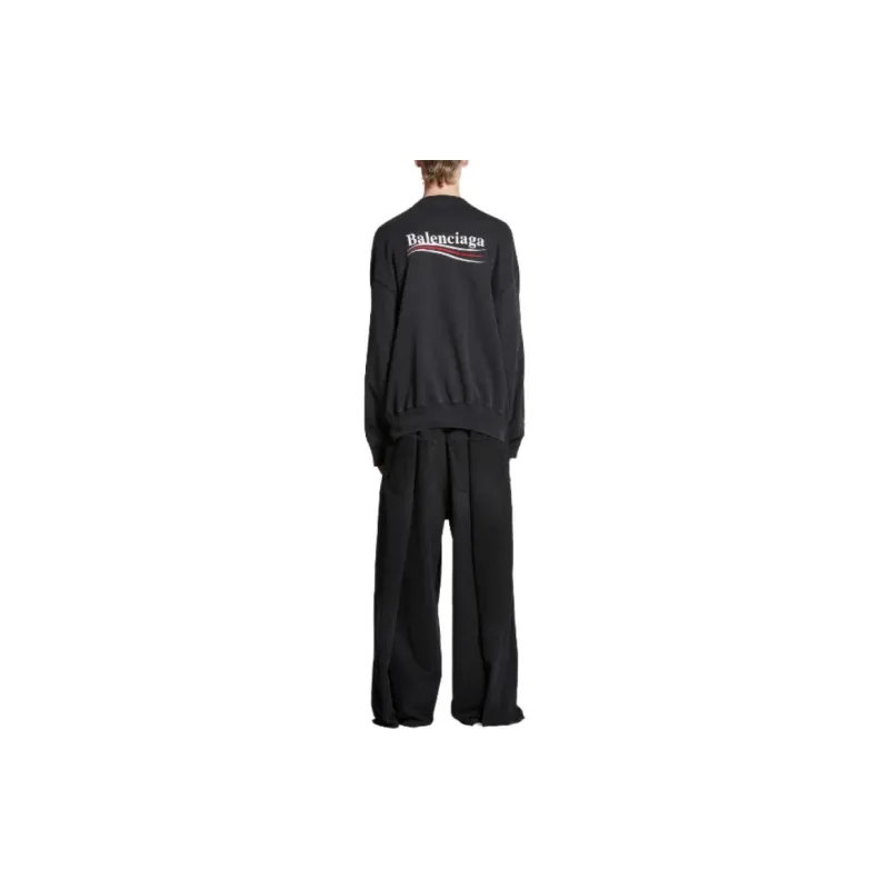 Balenciaga FW23 Knitwear Loose Fit Style Men's Black-3