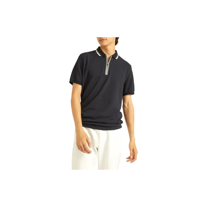 Loro Piana Zip up Polo Shirt-2