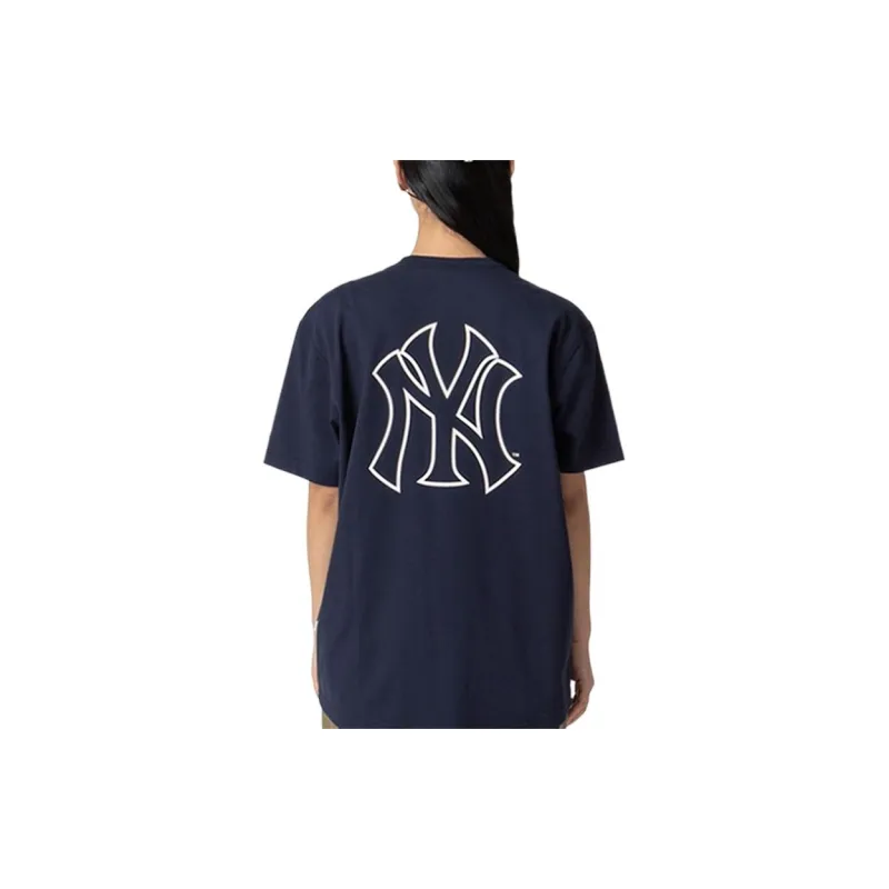 New Era T Shirt Unisex Navy Blue-3
