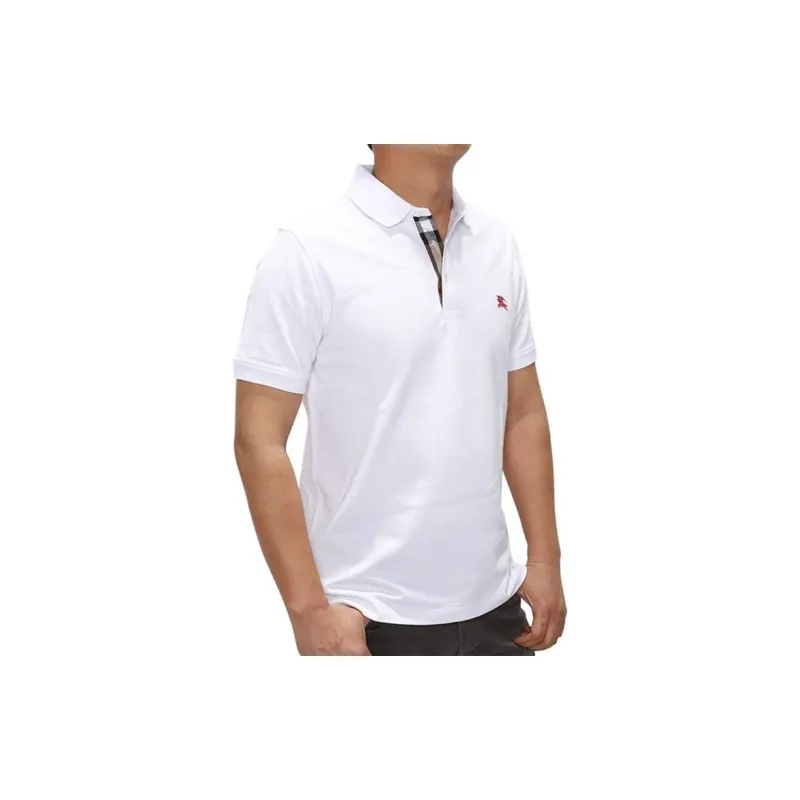 Burberry Polo Shirt Men's White-6