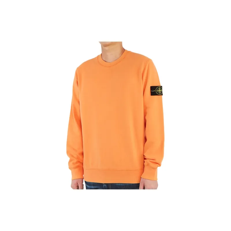 STONE ISLAND Sweatshirt Men's Orange-5