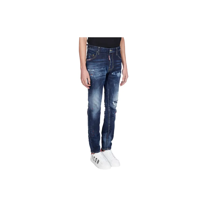DSQUARED 2 SS21 Denim Trousers Men's Blue-4