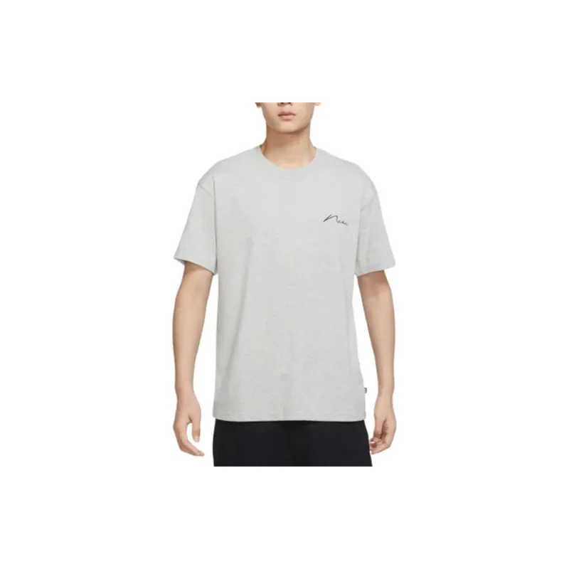 Nike Drop Shoulder Sleeve T-Shirt Men's Light Gray-4
