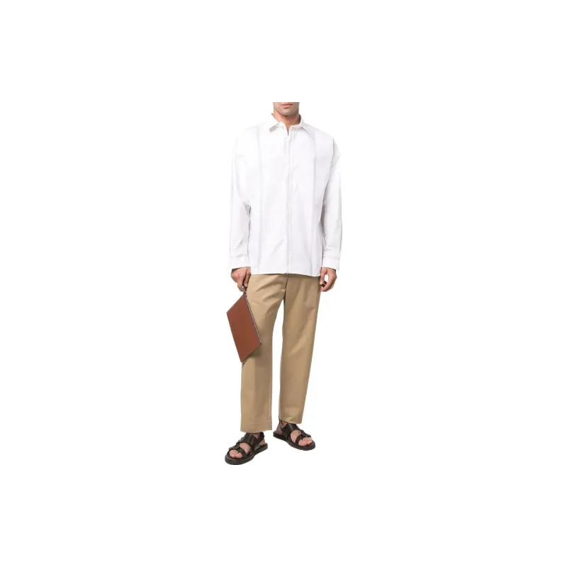 Ferragamo Shirts Men White-1