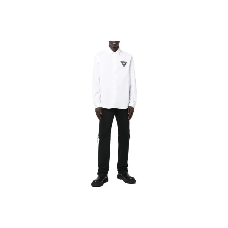 VERSACE JEANS COUTURE Shirts Men White-1
