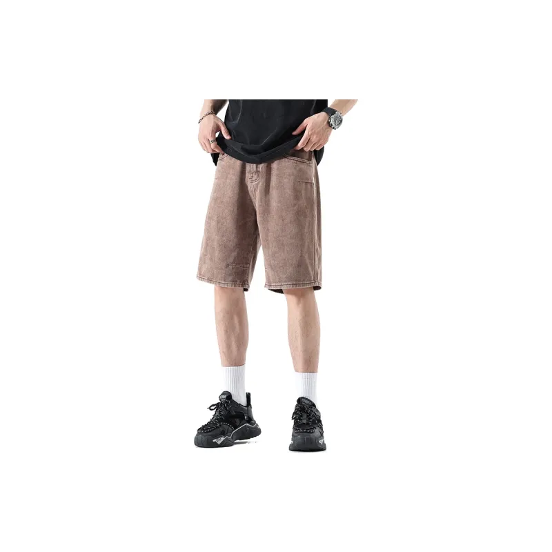 KGK Denim Shorts Men's Rusty Red-2