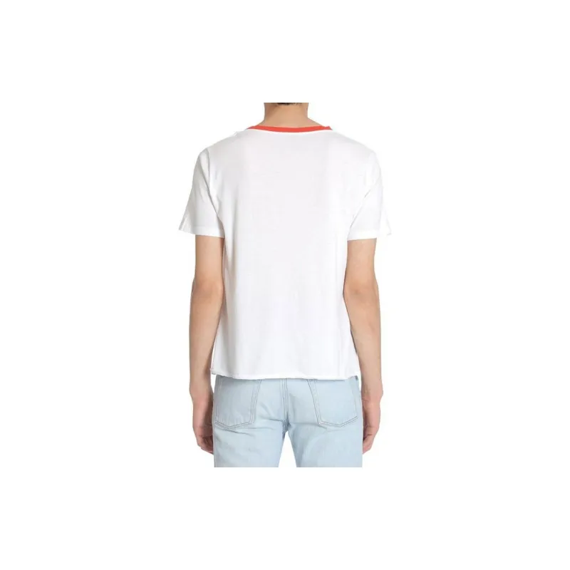 SAINT LAURENT T Shirt Men's White-4