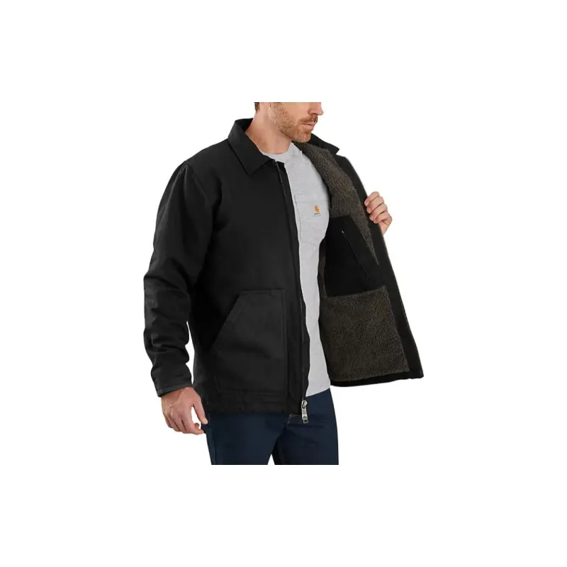Carhartt 104293 WASHED DUCK SHERPA LINED COAT Jackets Coats Level 2 Cold Resistant LOOSE FIT Men's-6