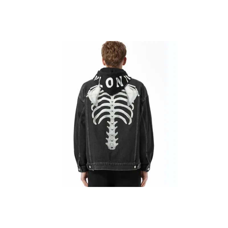 Boy London SS22 Denim Jacket Unisex Black-2