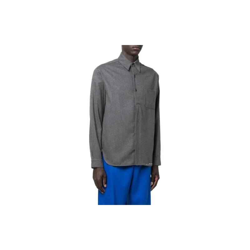 MARNI Shirts Men Gray-3