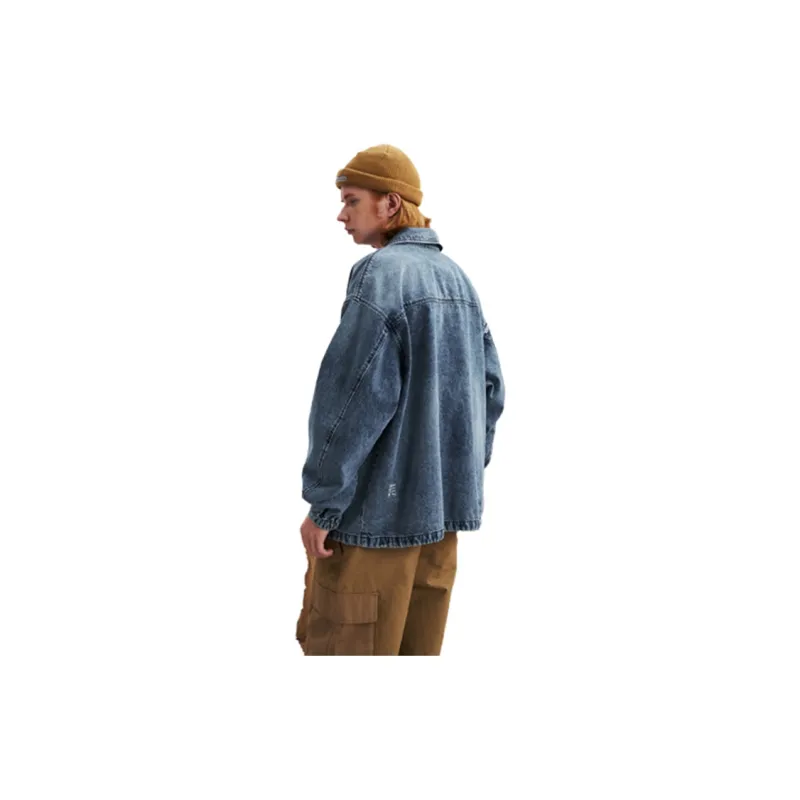 Nautica White Sail Denim Jacket Unisex-12