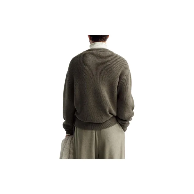 ZARA Sweaters Men Brown-3