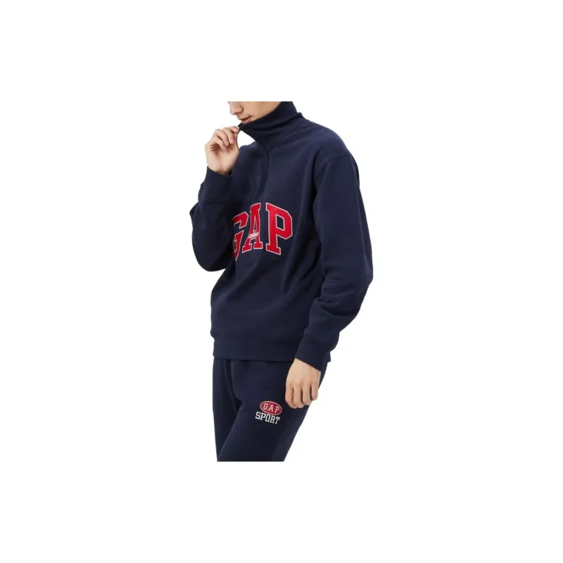 GAP Sweatshirts Men Navy Blue-2