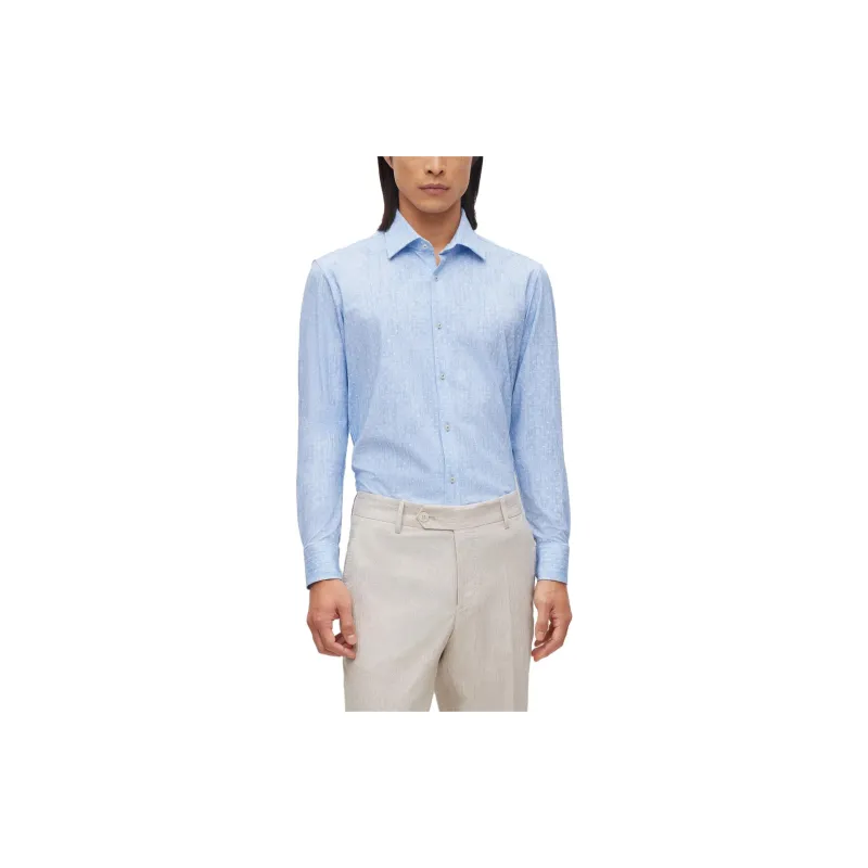 HUGO BOSS Micro dot Long sleeve Shirt-2