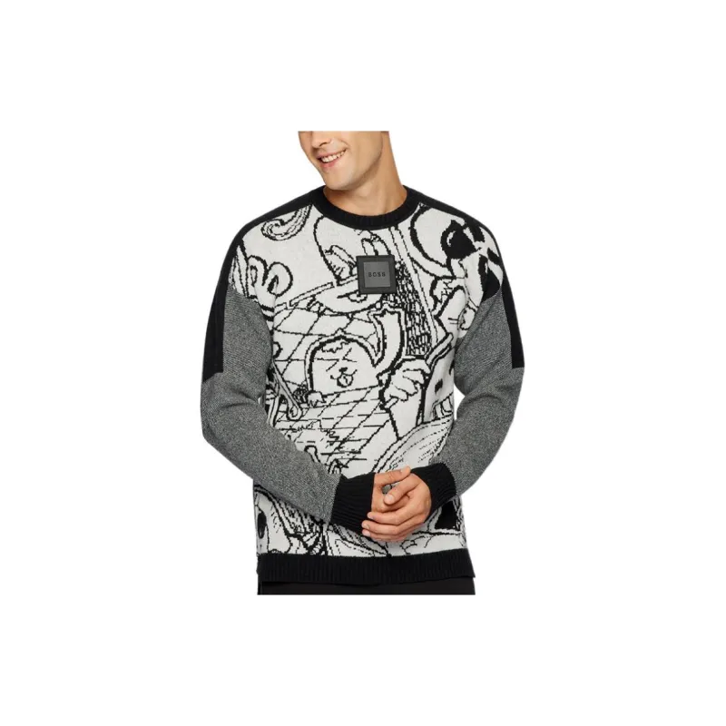 HUGO BOSS FW22 Sweater Men's Gray-1