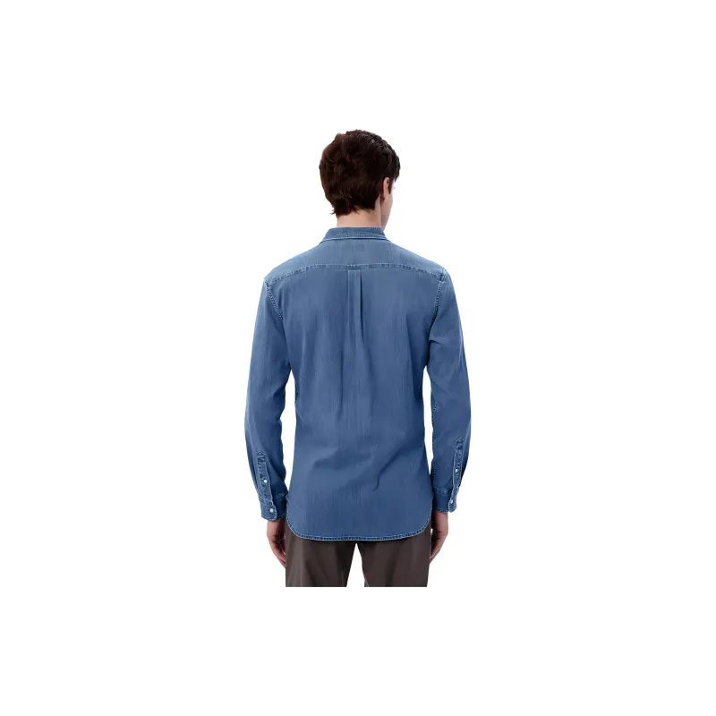 Hush Puppies Shirt Men's Medium Blue-3