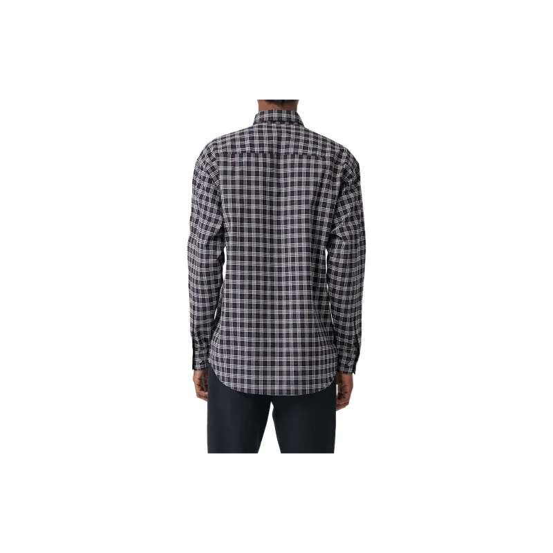 Burberry Small Scale Check Cotton Shirt-4