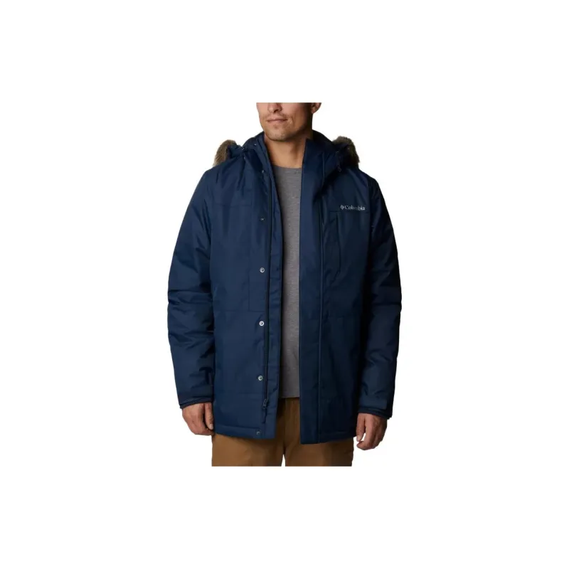Columbia Leif Trail Parka Coats Men Blue-1