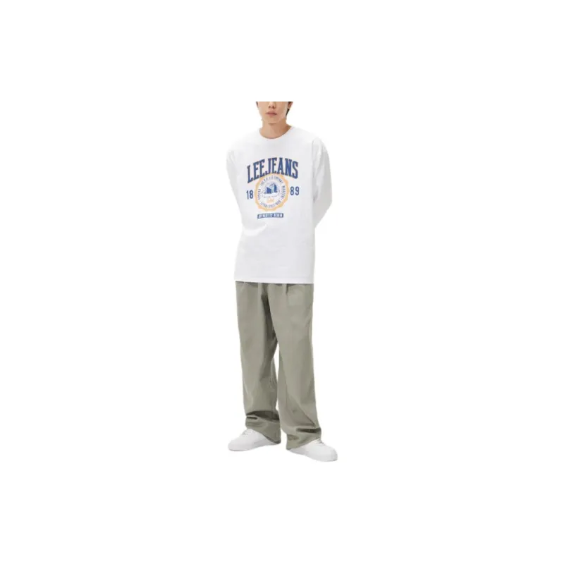 Lee Casual Pants Unisex Gray-5