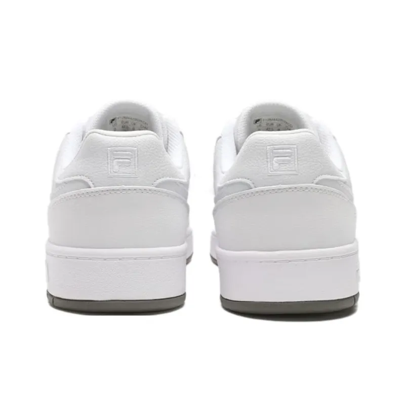 FILA Targa Anti-Slip Wear-Resistant Low-Top Skateboard Shoes Men's White-2