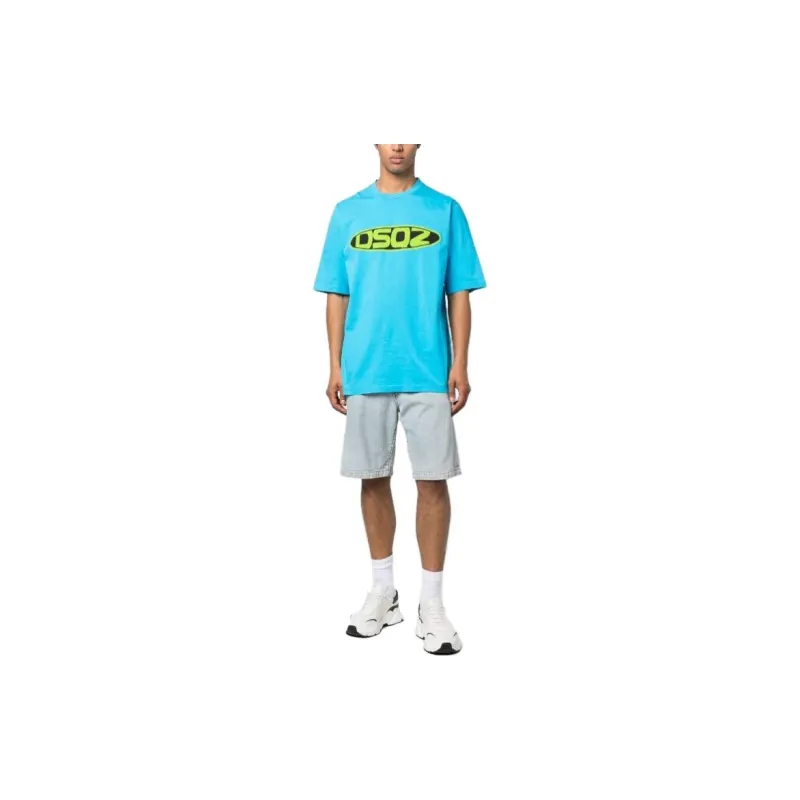 Dsquared2 Logo Printed Crewneck T Shirt-2