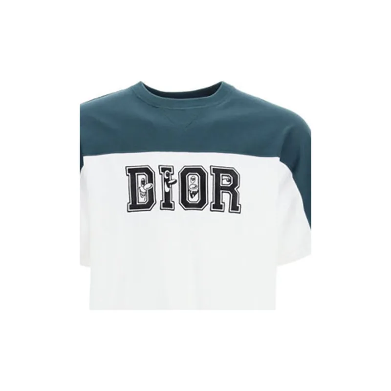 DIOR Quarterly New Products T Shirts Men Green-4