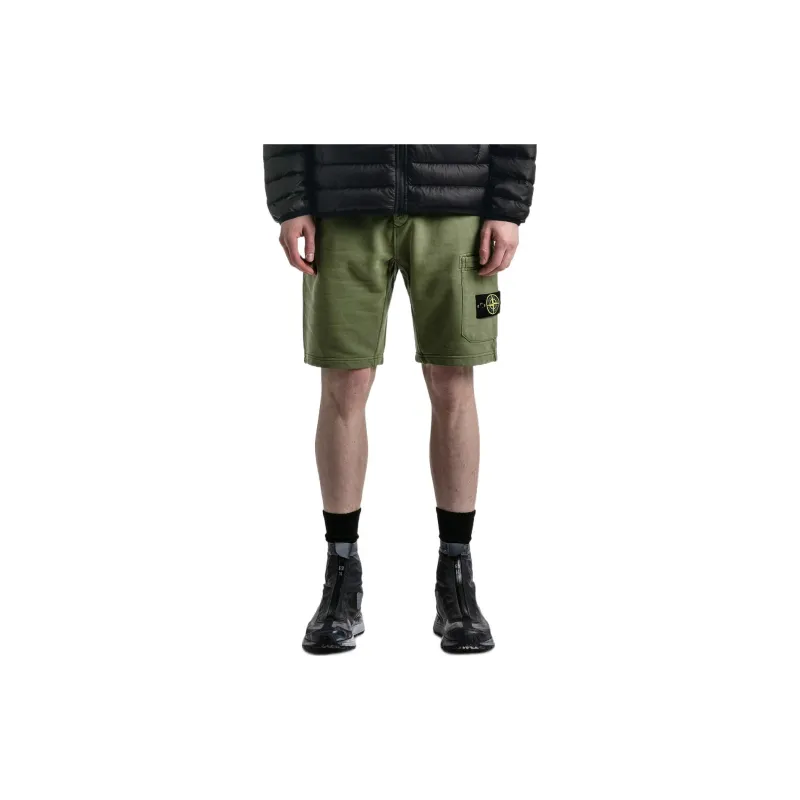 STONE ISLAND Logo patch Track Shorts-2
