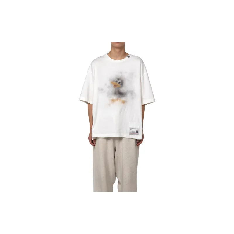 Maison Mihara Yasuhiro Duck Printed T Shirt-3