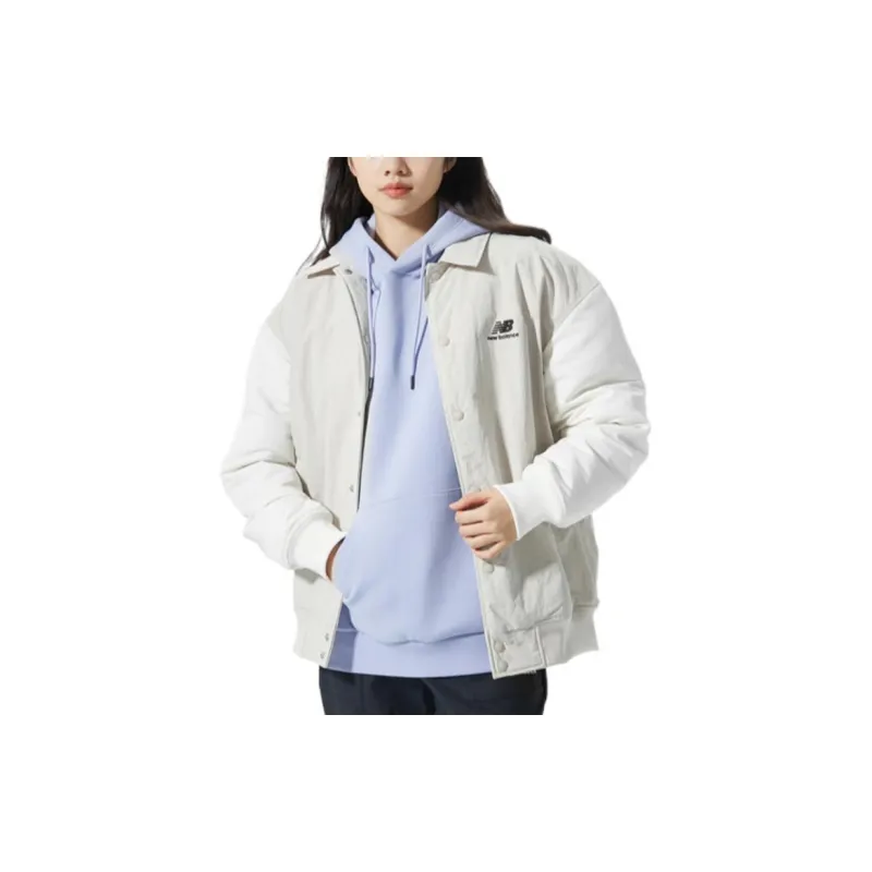 New Balance Puffer Jacket Winter Unisex Ecru-2