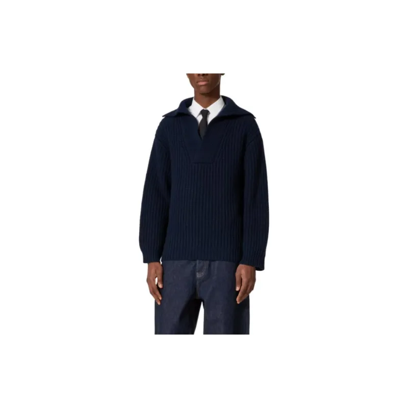 Valentino V Neck Long Sleeved Jumper-1