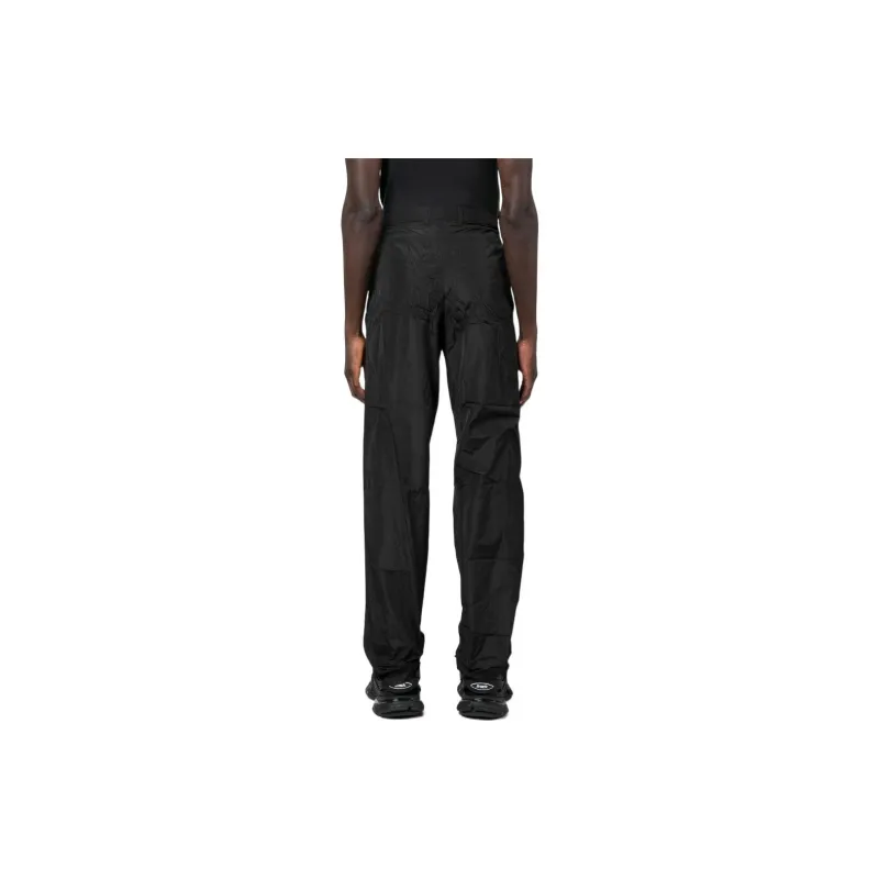 Balenciaga Crinkled Effect Straight Leg Trousers-2