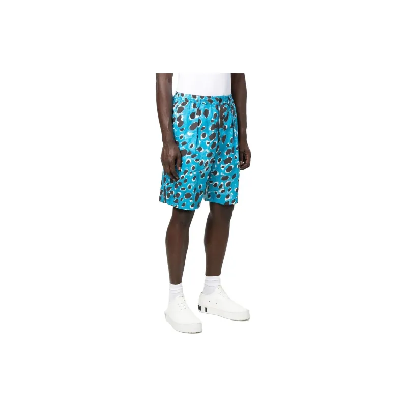 MARNI Pop Dots Print Bermuda Shorts-3