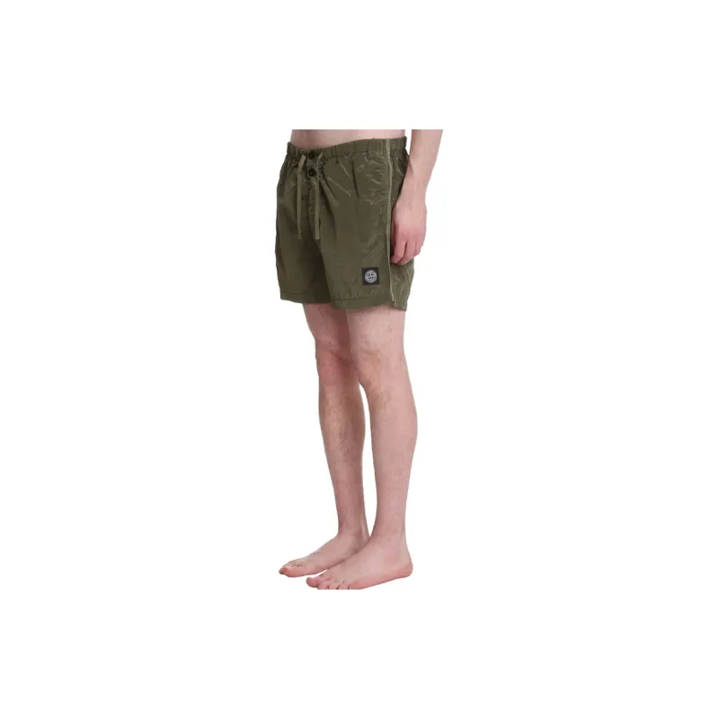STONE ISLAND Casual Shorts Men Green-3