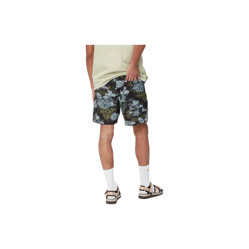 Carhartt WIP Casual Shorts Men Midnight Black-4