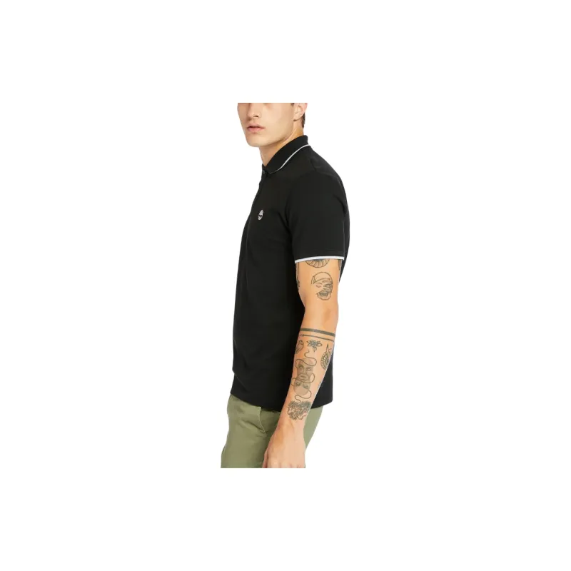Timberland Polo Shirts Men Black-4