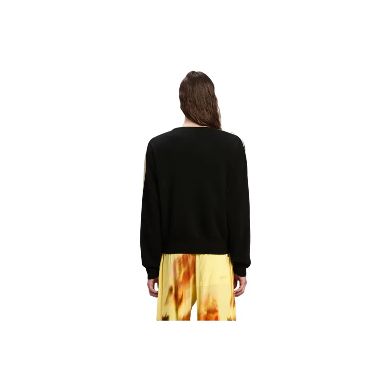 PALM ANGELS Monogram Embroidered Knitted Jumper-2